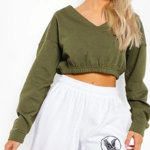 Teal V-Neck Sweater- Size 22